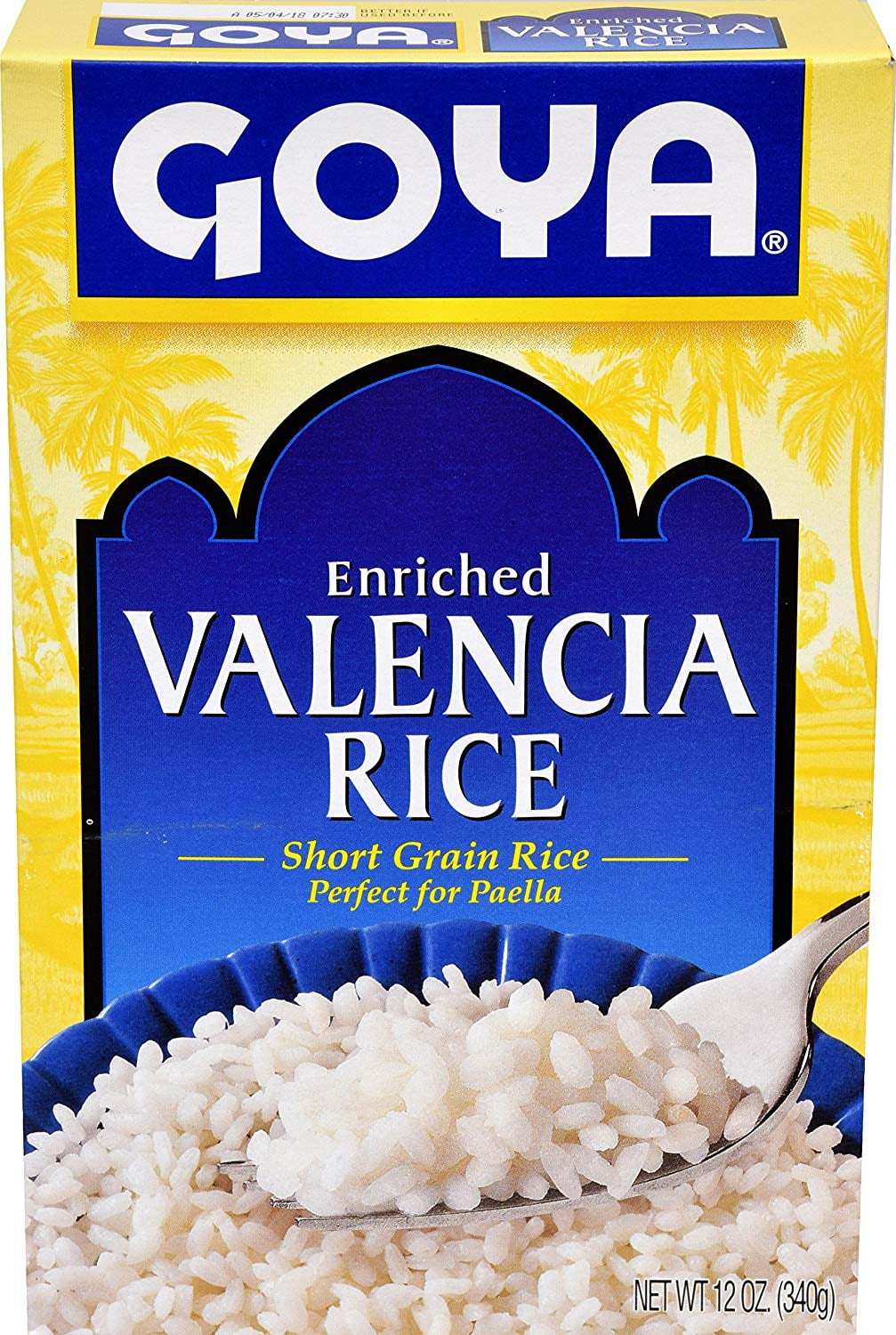 Goya Valencia Rice, 12Ounce Box (Pack of 12)