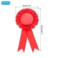 thumbnail image 2 of Uxcell 15.5 x 8 cm Polyester Blank Award Ribbon Prize Ribbon Award Medal Winner Ribbon for Parties 30 Pcs Red, 2 of 5