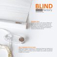 thumbnail image 4 of Persiana enrollable sheer elegance día y noche Blind Factory Ivory 1.00 m ancho x 2.40 m alto, 4 of 5