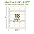 thumbnail image 6 of Avery EcoFriendly Rectangle Labels, 1-1/4" x 2-3/8", 900ct, 6 of 10