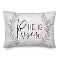 thumbnail image 2 of Creative Products He is Risen 14x20 Spun Poly Pillow, 2 of 3
