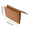 thumbnail image 2 of Bedside Caddy Organizer Hanging Storage Pocket Holder For Tablet Magazine Phone Remotes Home Textile Dorm Bunk Bed Space, 2 of 3
