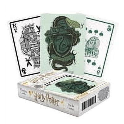 Harry Potter Hogwarts Slytherin House Playing Cards by AQUARIUS