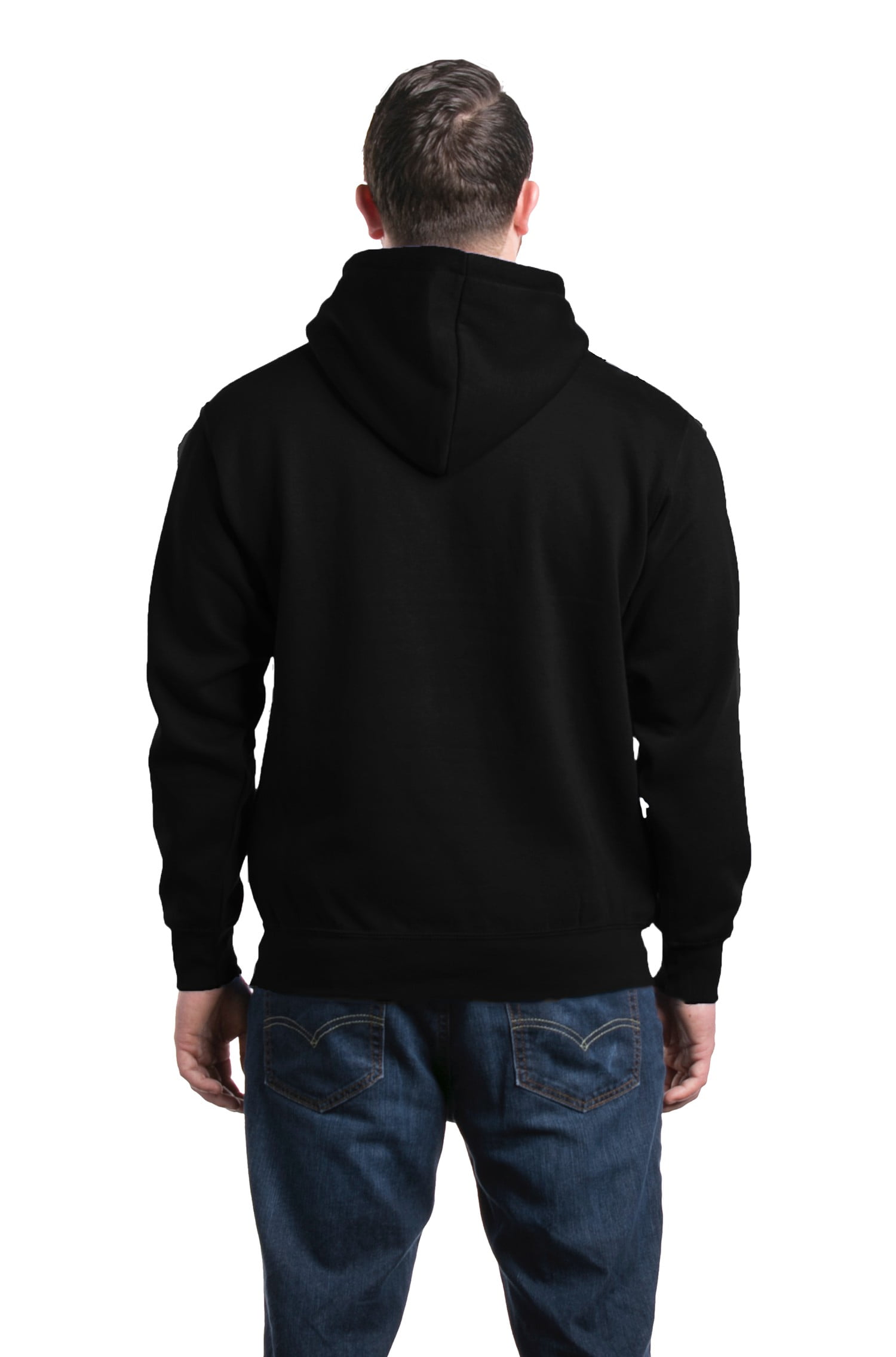 Shop4Ever Men's Jesus Cross Religious Hooded Sweatshirt Hoodie XXXX-Large Black