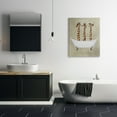 thumbnail image 2 of The Stupell Home Decor Collection Three Giraffes In A Bathtub Canvas Wall Art, 2 of 5