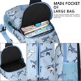 thumbnail image 4 of Crossbody Sling Backpack for Women Men Ocean Cute Shark Shoulder Sling Crossbody Casual Chest Bag for Travel Sports Running Hiking, 4 of 5