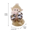 thumbnail image 2 of Muñeca de boxeo de marioneta de mano animal | Relleno de fibra suave | Juego de roles, narración de historias, habilidades de comunicación | Material duradero reutilizable | Entretenimiento, 2 of 6