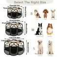 thumbnail image 6 of Portable Pet Playpen, Dog Playpen Foldable Pet Exercise Pen Tents Cat House Playground for Puppy Kitten Indoor Outdoor Travel Camping Use, 6 of 10