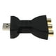 thumbnail image 3 of Cable adaptador de audio y video RCA Hugo 2 piezas USB macho 3RCA hembra, 3 of 9