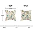 thumbnail image 3 of Spring Pillow Covers 18x18 Inch Set of 2,Sage Green Teal Wild Flower Plant Throw Pillows Case,Seasonal Floral Outdoor Decorative Linen Farmhouse Decor Cushion Covers for Home Sofa Bed Couch, 3 of 6