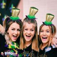 thumbnail image 2 of PMU Mardi Gras Mini Metallic Top Hat Headband (12/pkg) Pkg/1, 2 of 7