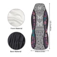 thumbnail image 7 of Jeiento Butterfly Car Seat Covers Set of 2 Breathable Front Seat Covers Waistline Print Stretch Polyester Fabric Cover Boho Floral Soft Front Seat Cover Universal Fit for Auto SUV, 7 of 7