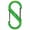 Transparent Lime, variant on Nite Ize S-Biner Plastic Size-4 Double-Gated Carabiner, Lightweight Yet Strong, Transparent Lime
