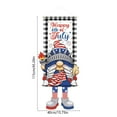 thumbnail image 3 of OutmaxHome 4th of July Gnomes Porch Sign Banner, Independence Day Decorations Patriotic Gnome Door Hanging Banner Supplies for Independence Day Memorial Day Party Decorations, 3 of 6