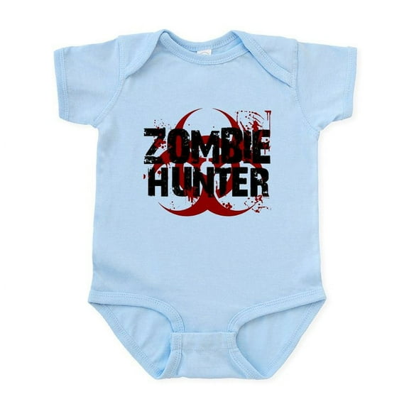 CafePress - Zombie Hunter Infant Bodysuit - Baby Light Bodysuit, Size Newborn - 24 Months