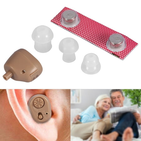 Mini In Ear Digital Hearing Aid Adjustable Volume Sound Amplifier for The Elderly Deaf, Mini Hearing Aid,Hearing