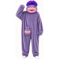 thumbnail image 4 of HaCpiu Big Mouth Monster Onesie Fun with Shoes, Mini Froggie Pajamas Funny Goofy Onesies Character Jumpsuit, Cozy Hooded Fleece Sleepwear Loungewear Theme Party Holiday Halloween Outfit, 4 of 15