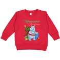 thumbnail image 2 of Inktastic I Want a Hippopotamus for Christmas Toddler Sweatshirt, 2 of 4