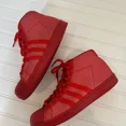 thumbnail image 4 of Ad-id-as Originals Pro Model Weave Triple Red Casual Sneakers Shoes Mens Size 6, 4 of 6