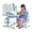 Blue #4, variant on Floseru 2Pcs Kids Desk and Chair Set,Height Adjustable Children School Study Table Chair Set with Partition Design,Bookstand,Drawer,Ergonomic Desk Chair with Writing Board,Sitting Corrector