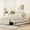 Beige, variant on Twin Size | Space-saving Bed with Trundle and Drawers | Bedroom for Efficiency