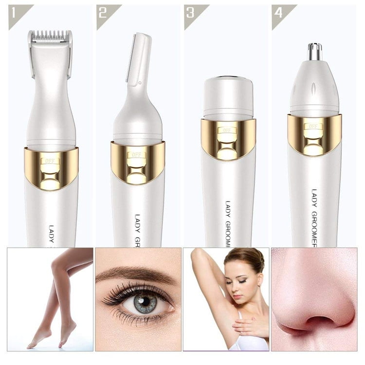Yxwin Electric Shaver Facial Hair Removal For Women 4 In 1