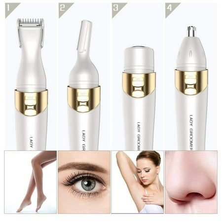 Yxwin Electric Shaver Facial Hair Removal For Women 4 In 1