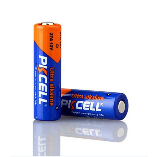 Pkcell 27A 12V piles alcalines 10 comprimés, batterie longue durée pour  télécommande et sonnette 