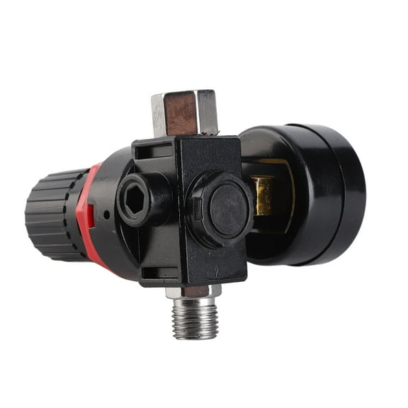 Pressure HVLP Spray Air Regulator Pressure Gauge 1/4inch Inline Air Filter Separator Adjustable Air Pressure Regulator Gauge