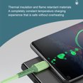 thumbnail image 2 of pitrice Charging Cable Mobile Phone 3A Output Charging Cord Phone USB Power Cable, Green, Type-c, 1.5m, 2 of 9