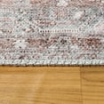 thumbnail image 4 of Distressed Floral Medallion Indoor Area Rug, Dark Walnut, 5' x 7' 6", 4 of 6