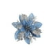 thumbnail image 1 of Injueey Flor de Navidad Simulación Artificial Decoración Flores Cabezas Hogar Granja Chimenea Boda Adornos de jardín Kits de decoración para fiestas Azul claro Injueey HA065247-04, 1 of 6