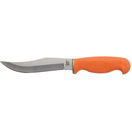 Swept Blade - CASE XX Orange Synthetic Delrin Swept Skinner Fixed Blade Hunter Stainless Knife Knives