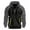 Black, variant on LWavelet Mens Casual Long Sleeve Pullover Hoodie with Zipper Pockets and Adjustable Drawstring Hood for Outdoor Activities