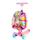 thumbnail image 2 of 2025 Nuevo equipaje de scooter para niños, maleta de monopatín con ruedas, regalo para niños, cubierta de carrito pequeña de dibujos animados lindo, bolsa de equipaje con ruedas, 2 of 4