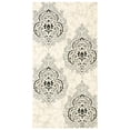 thumbnail image 2 of Safavieh Courtyard Penelope Damask Indoor/Outdoor Area Rug, Creme/Black, 2'7" x 5', 2 of 12