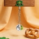 thumbnail image 4 of 1 llavero de trébol de la suerte con forma de trébol de cuatro hojas, colgante de bola de cristal, para el Día de San Patricio, regalo de Pascua, bolsa de regalo, regalo de cumpleaños, fiesta, colgant, 4 of 7