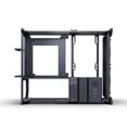 thumbnail image 6 of veddha Defender MINI 02B 2026 Upgraded Open Air ITX Gaming PC Case, CNC Machined Aluminum Mini ITX Chassis, Dual 240mm Water Cooling Support, Vertical GPU Mount, 6 of 11