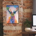thumbnail image 5 of Epic Graffiti 'Deer Splash Colors' by Ivan Negrete, Canvas Wall Art, 12"x18", 5 of 8