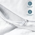 thumbnail image 6 of Bare Home Washed Duvet Cover Set - Ultra-Soft - Premium 1800 Collection - 2 Piece - Twin/Twin XL, White, 6 of 9