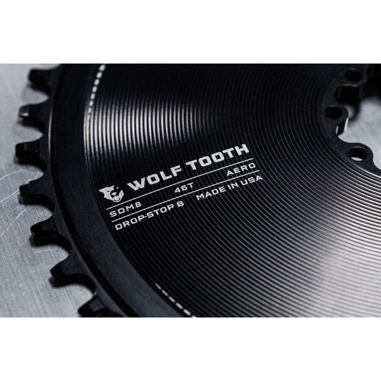 パーツ WOLF TOOTH Drop-Stop Chainring 42T SRAM Direct Mount Chainrings for SRAM 8-Bolt Gravel / Road Cranks