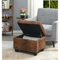 thumbnail image 2 of Pemberly Row Modern Storage Ottoman in Leopard Multi-Color Fabric, 2 of 8