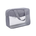 thumbnail image 5 of Travel Makeup Bag, Makeup Organizer, Transparent Pouch with Zipper Cosmetic Bag ,Large Capacity for Bathroom Cosmetics Business Trip Traveling, 5 of 9