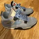 thumbnail image 4 of Men’s N I-K-E A i r-Jor-dan 4 Retro University Blue Size 10 CT8527-400 USED, 4 of 6