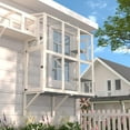 thumbnail image 2 of Cat Catio, Window Perch for Multiple Indoor Cats, Comfortable Wooden Window Box, All-Weather Use, Wooden Window Hammock for Safely Enjoying The Outdoor Sights Scents and Sounds, 2 of 5