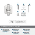 thumbnail image 5 of Amerock Bronx Chrome Single Prong Robe Hook, 5 of 8