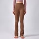 thumbnail image 4 of Pantalones deportivos de yoga: leggings acampanados de cintura alta, nailon y spandex, ropa deportiva elegante, cómodos y elásticos., 4 of 8
