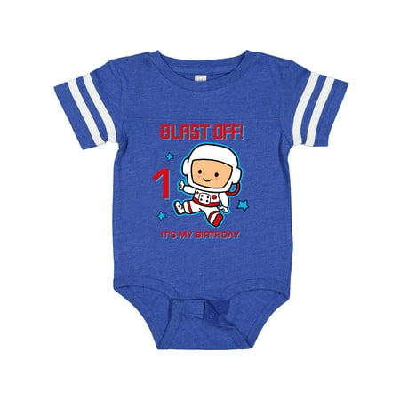 

Inktastic Blast off 1st Birthday Gift Baby Boy Bodysuit