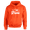 Orange, variant on - Pisces Zodiac Hoodie, Astrology Symbol Design, Pullover Sweatshirt, Black, Medium