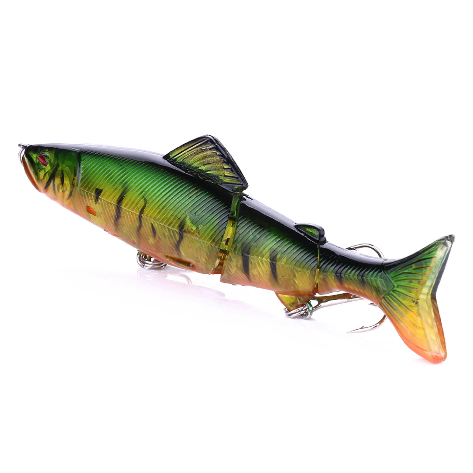 HENGJIA Fishing Lures 8pcs Multi Jointed Fish Fishing Kits Slow Sinking Lifelike Swimbait Freshwater and Saltwater for Trout Bass Lures, 4.92"/0.62oz